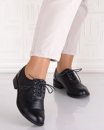 Pantofi casual Negrii dama din Piele Ecologica Ortansa