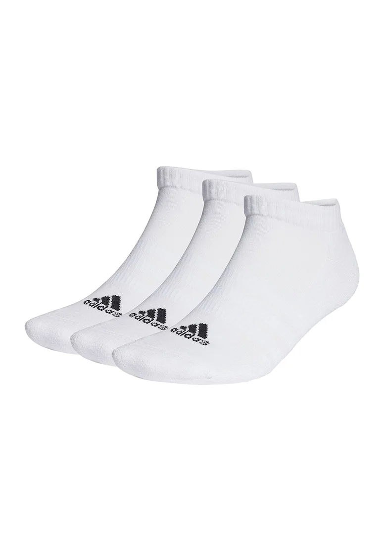 Set de sosete unisex pana la glezna - 3 perechi, Alb