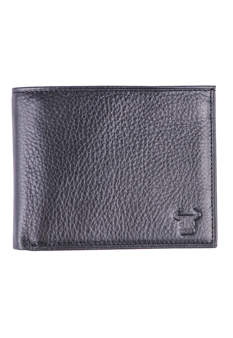 Portofel barbati no line wallet, Maro inchis/Negru