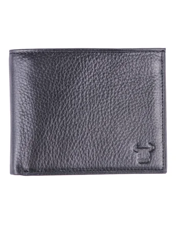 Portofel barbati no line wallet, Maro inchis/Negru