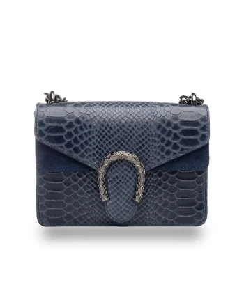 Poseta dama Dalia small, Bleumarin
