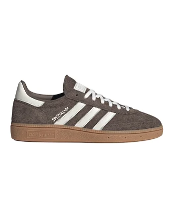 Pantofi sport din piele si piele intoarsa Handball Spezial, Alb/Maro inchis