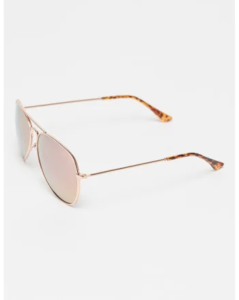 Ochelari de soare unisex cu lentile polarizate - 35987, Auriu rose