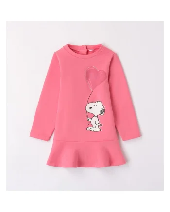 Rochie Snoopy pentru fetite, Roz, Roz