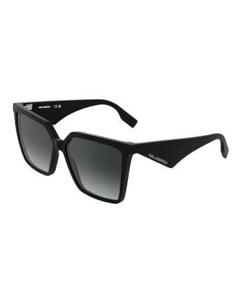 Ochelari de soare patrati cu lentile in degrade, Negru