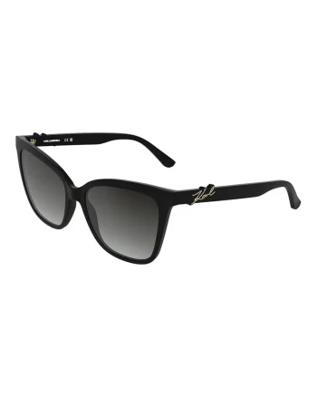 Ochelari de soare patrati cu lentile in degrade, Negru