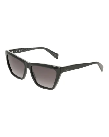 Ochelari de soare cat-eye cu lentile in degrade, Negru