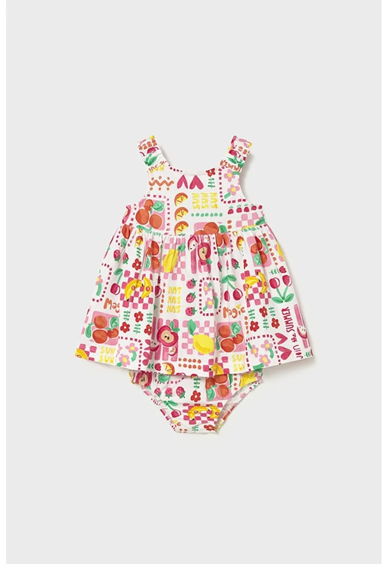 Rochie cu imprimeu si chilotei, Multicolor