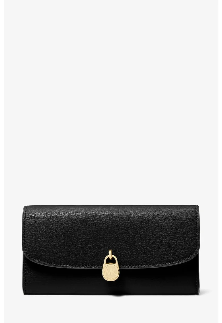 Portofel  din piele F85728, Negru, 19.5 x 10 x 3 cm