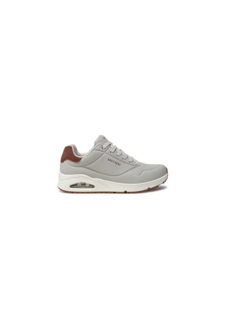 Pantofi sport barbati  304123429, Piele ecologica, Gri, Gri