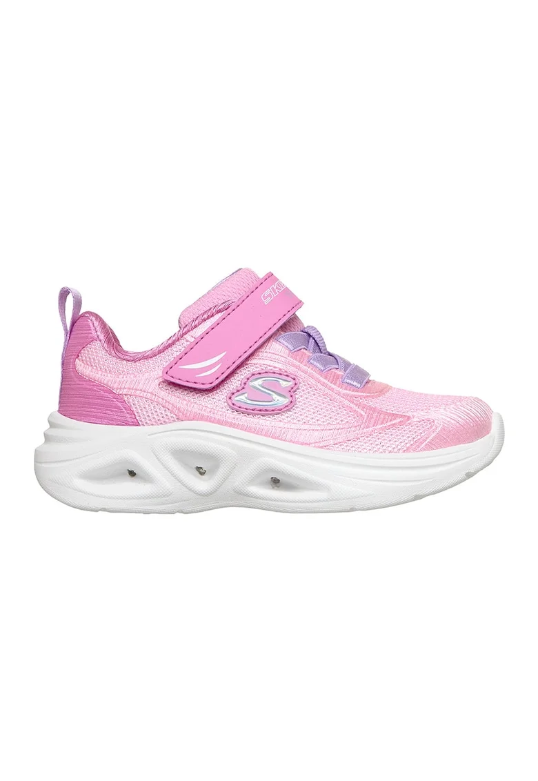 Pantofi sport Sola Glow 2.0 de plasa cu LED, Roz aprins/Roz pastel
