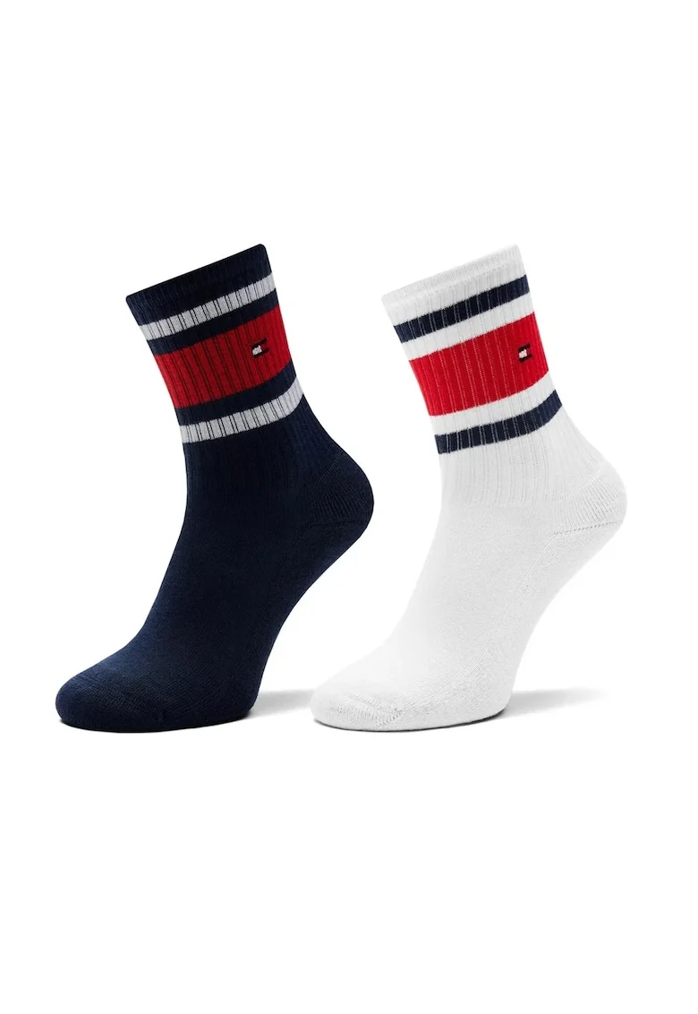 Set 2 perechi sosete lungi  701229942, Alb/Bleumarin