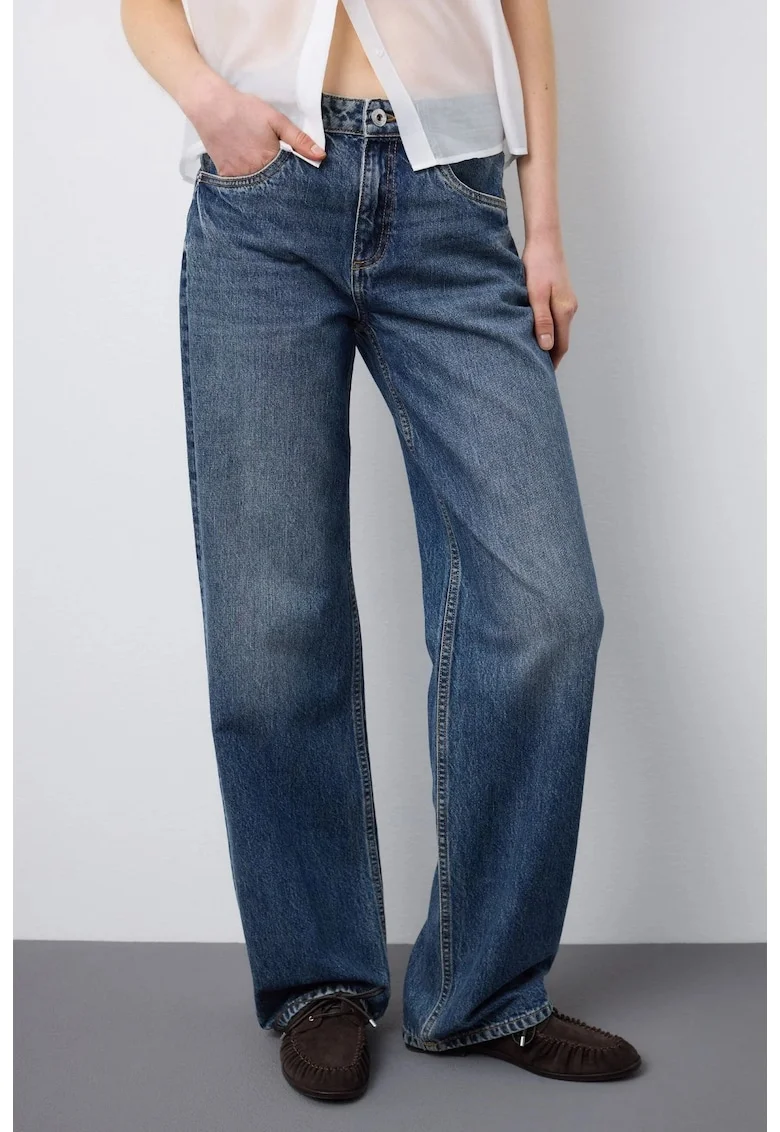 Pantaloni Denim  de dama 003570424, Albastru