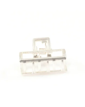 Cleste par transparent alb cu finisaj mat, Alb/Alb transparent