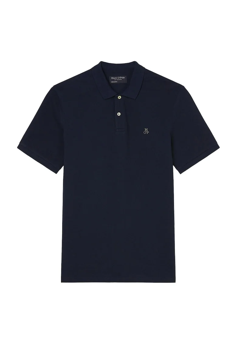 Tricou polo din bumbac, Albastru inchis