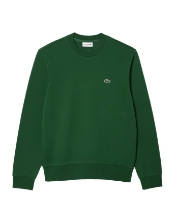Bluza de trening din amestec de bumbac cu logo, Verde