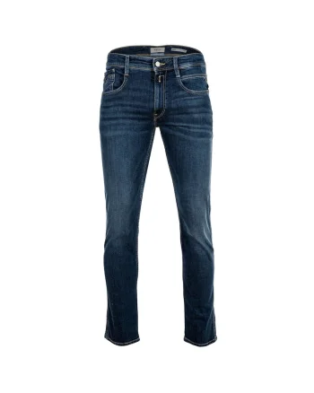 Blugi slim fit Hyperflex, Albastru inchis
