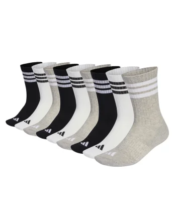 Set de sosete unisex din amestec de bumbac - 9 perechi, Alb/Negru/Gri