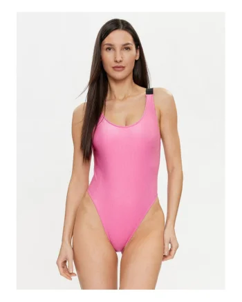 Costum de baie dama  intreg, Roz