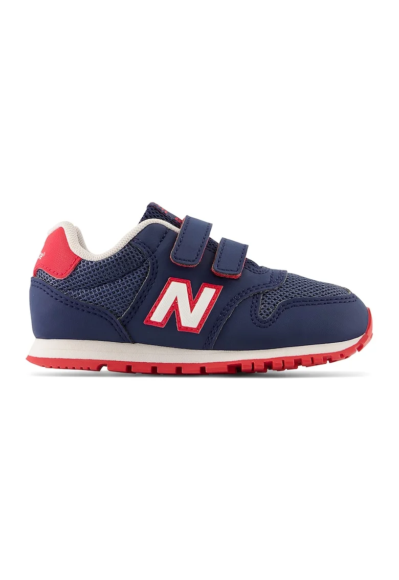 Pantofi sport 500 cu velcro si insertii de plasa, Albastru royal/Bleumarin