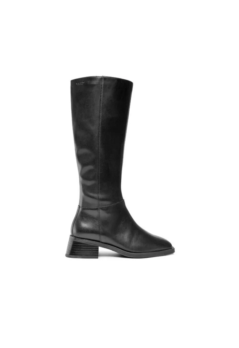 Cizme dama  piele naturala, negru, Negru