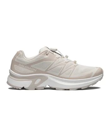 Pantofi sport XT-EVR din material textil cu sireturi elastice, Gri deschis/Maro taupe deschis