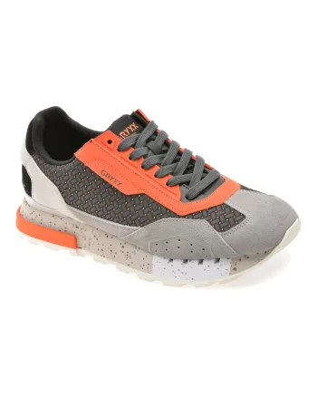 Pantofi sport GRYXX negri, 6813, din material textil