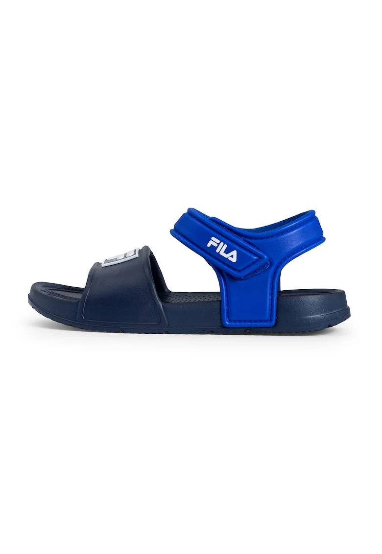 Sandale cu inchidere velcro si logo