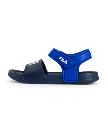 Sandale cu inchidere velcro si logo