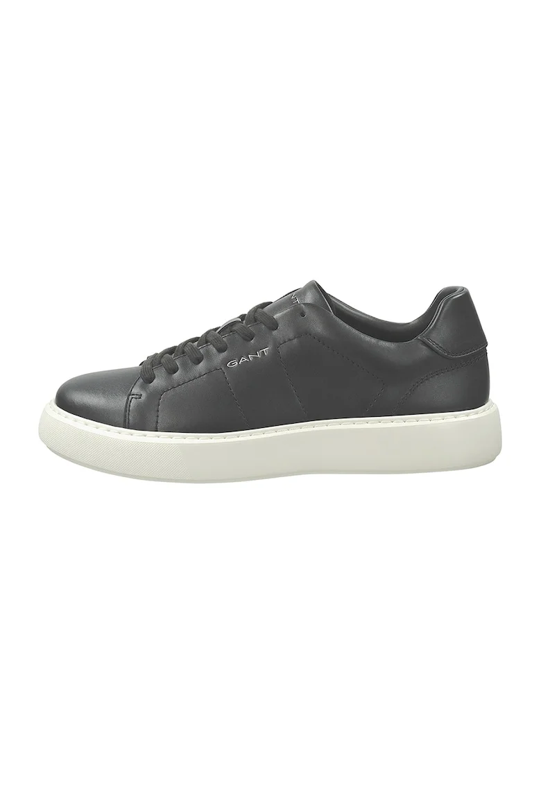 Pantofi sport low-cut de piele, Negru