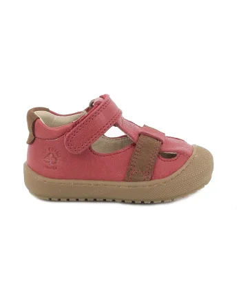 Pantofi de piele cu velcro