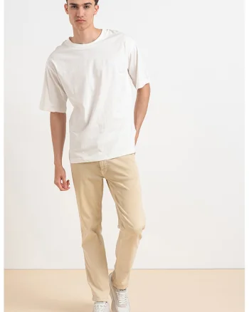 Tricou regular fit din bumbac, Alb