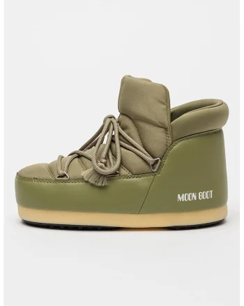 Ghete de iarna cu insertii din material textil, fara inchdiere Evx Pumps, Verde sparanghel