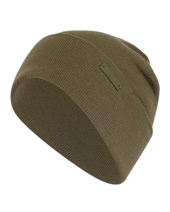 Caciula unisex tricotata fin Tonal Met, Verde masliniu