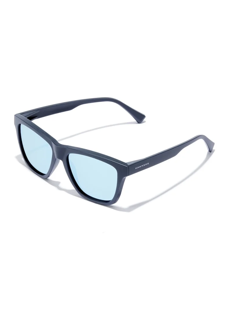 Ochelari de soare patrati cu lentile polarizate, Bleumarin