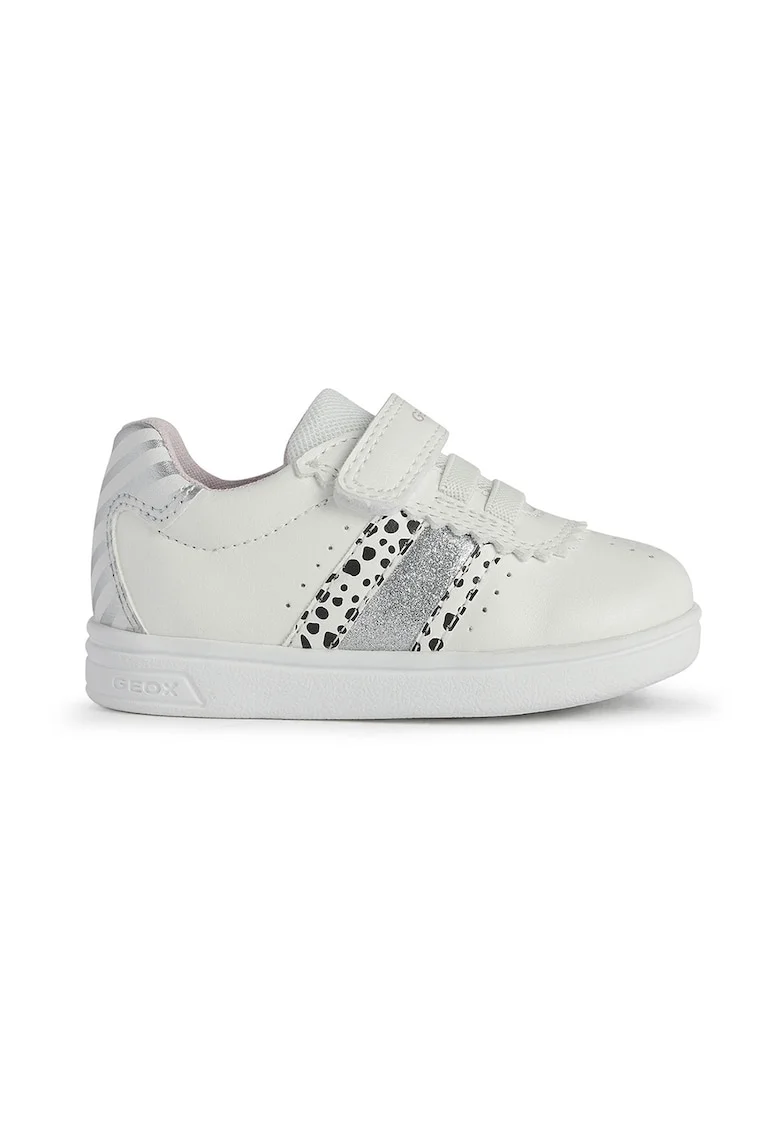 Pantofi sport de piele ecologica cu banda velcro