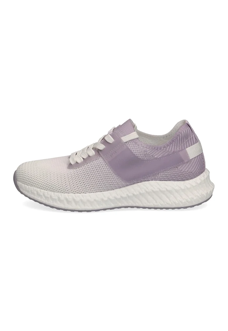 Pantofi sport pull-on din tricot cu detalii peliculizate, Lila
