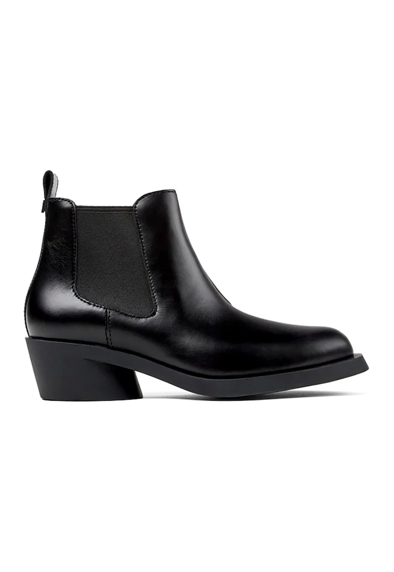 Ghete Chelsea de piele Bonnie Twins, Negru