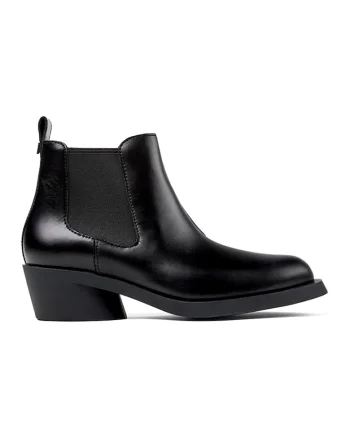 Ghete Chelsea de piele Bonnie Twins, Negru