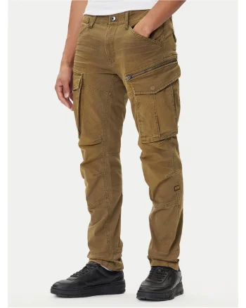 Pantaloni barbati,  verde, material G-Star Raw,