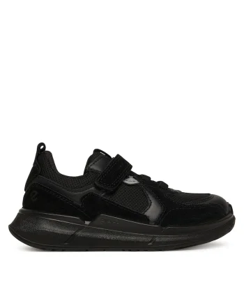 Pantofi copii,  negru, textil, inchidere Velcro