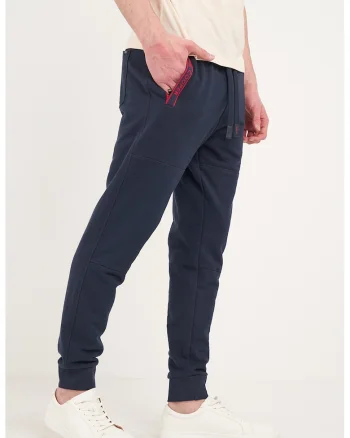 Pantaloni de trening din amestec de bumbac, Albastru ultramarin