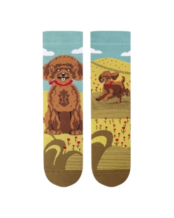 Sosete din bumbac Arty Socks cu Pudel