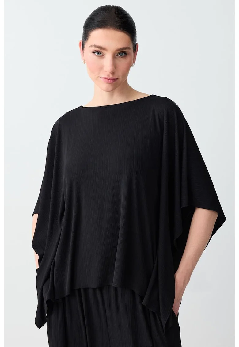 Bluza lejera asimetrica, Negru
