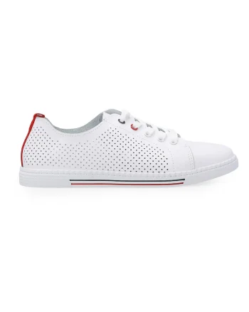 Pantofi sport din piele perforata