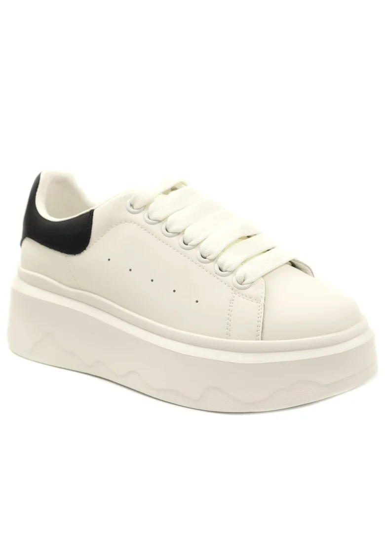 Sneakers dama piele naturala 1O3F612A 47 N, Alb