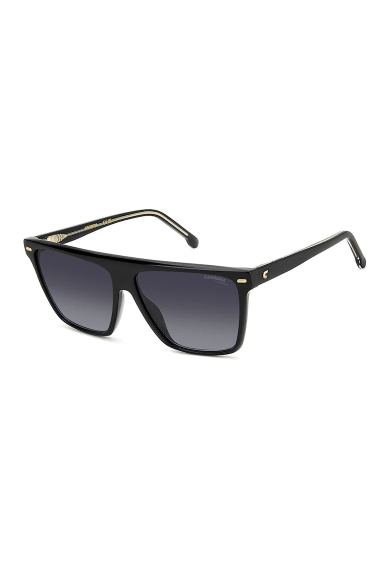 Ochelari de soare patrati cu lentile in degrade, Negru