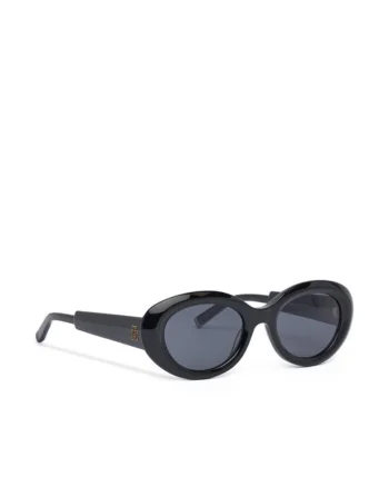 Ochelari de soare dama,  51, negru, plastic