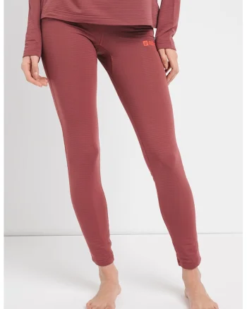 Colanti termici cu talie medie pentru ski Infinite Warm, Rosu