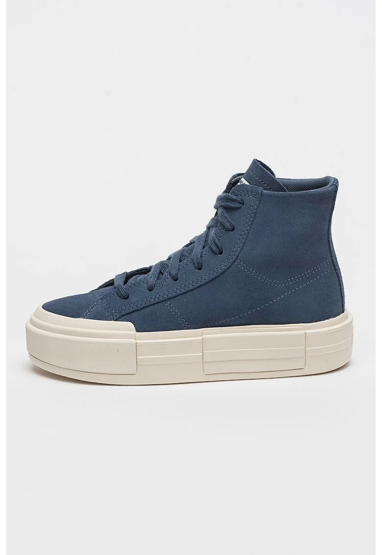 Tenisi din piele intoarsa Chunk Taylor All Star, Albastru prafuit